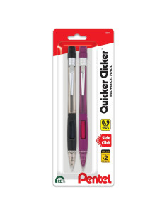 Lápiz Automático Pentel Quicker Clicker 0.9mm Paquete de 2