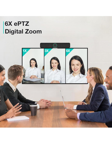 Cámara de Videoconferencia RayBit TB5 4K con Micrófonos