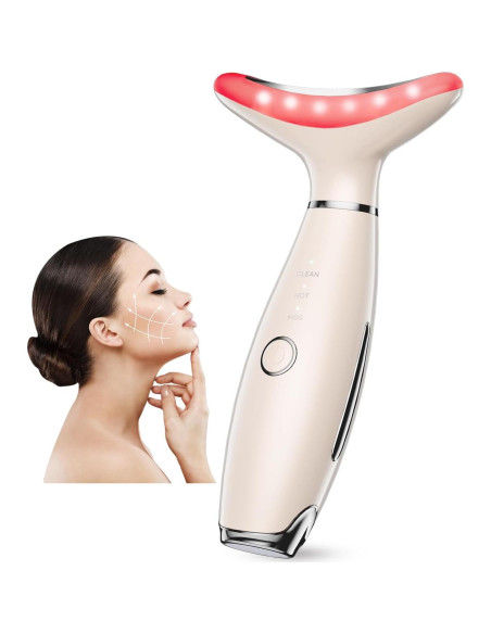 Masajeador Facial Ihelol 3 en 1 con Vibración y Calor Masajeador Facial Ihelol 3 en 1 con Vibración y Calor