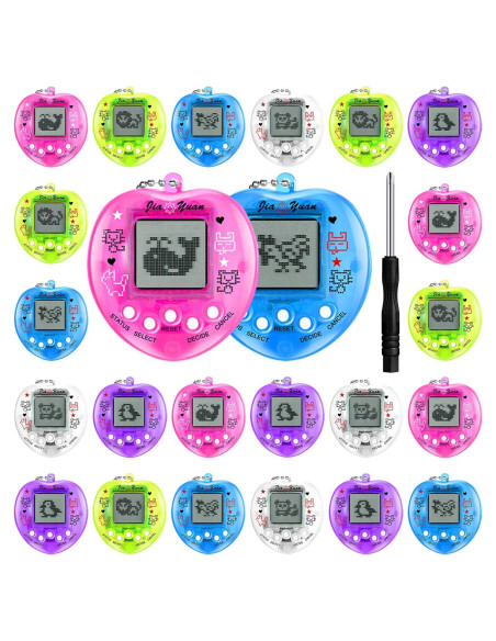 Llaveros Mascotas Digitales 24 Pcs Sosation Retro Llaveros Mascotas Digitales 24 Pcs Sosation Retro
