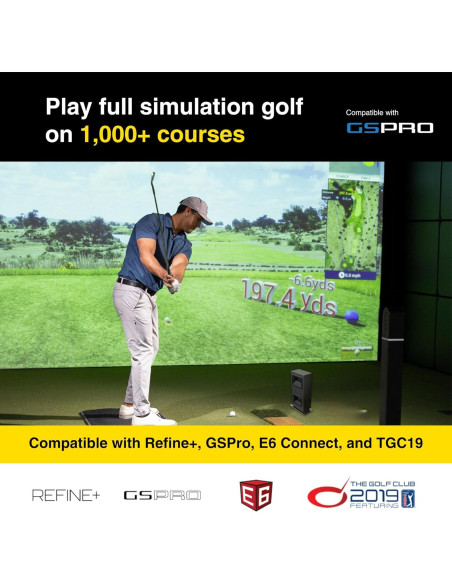 Monitor de Golf Uneekor EYE MINI LITE, Tecnología Dimple Optix Monitor de Golf Uneekor EYE MINI LITE, Tecnología Dimple Optix