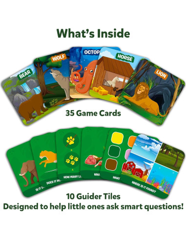 Skillmatics Adivina en 10 Junior Juego de Cartas Educativo