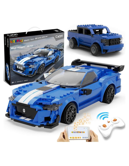 Kit de Coche RC WisePlay 325 Piezas Juguete STEM Azul Kit de Coche RC WisePlay 325 Piezas Juguete STEM Azul