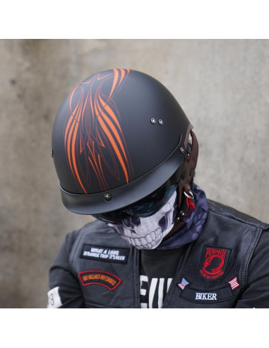 Casco de motocicleta VCOROS F-07 con visera solar L