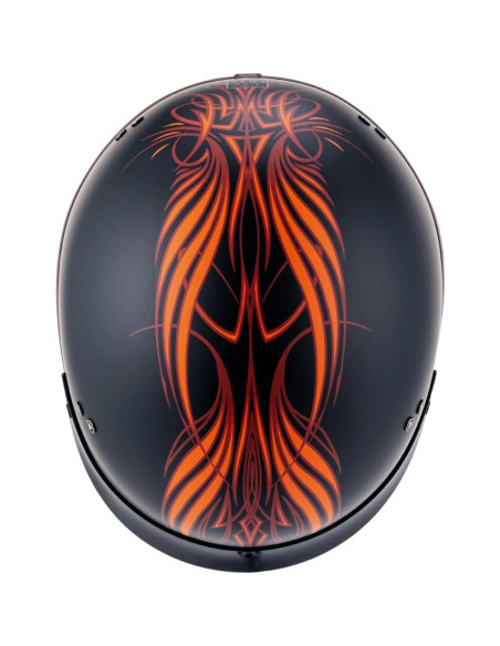 Casco de motocicleta JQF Gear MM107 Retro XL con visera Casco de motocicleta JQF Gear MM107 Retro XL con visera