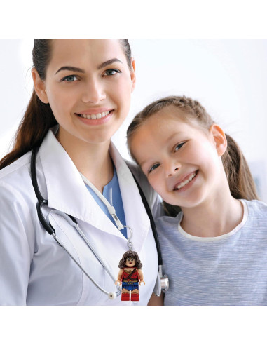 Llavero Luz Mujer Maravilla LEGO 76mm LED Incluidas