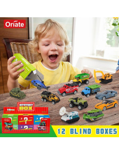 Conjunto de Coches de Juguete Diecast Oriate 12 Temas 1:64 2