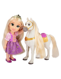 Muñeca Rapunzel Disney Princess 15.24 cm con Maximus