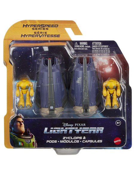 Vehículo Zyclops Space Pod Mattel Lightyear 9.6 cm con Figura Vehículo Zyclops Space Pod Mattel Lightyear 9.6 cm con Figura