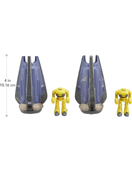 Vehículo Zyclops Space Pod Mattel Lightyear 9.6 cm con Figura Vehículo Zyclops Space Pod Mattel Lightyear 9.6 cm con Figura