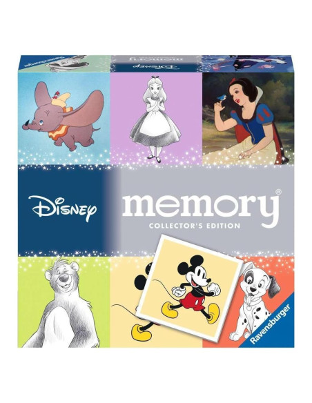 Juego de Memoria Disney Ravensburger 64 Cartas 3 Años+ Juego de Memoria Disney Ravensburger 64 Cartas 3 Años+