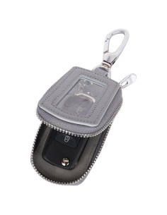 Funda de Llave Universal LinsCraft Car-k Cuero Gris Oscuro