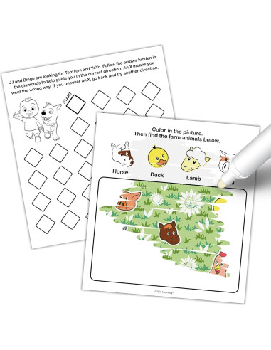 Libro para Colorear Bendon CoComelon 20 Páginas con Marcador