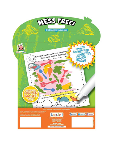 Libro para Colorear Bendon CoComelon 20 Páginas con Marcador