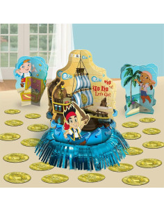 Kit de Decoración de Mesa Jake y los Piratas 3 Piezas Multicolor 2