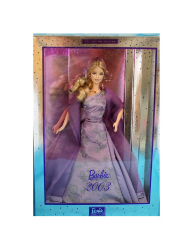 Barbie Edición Coleccionista 2003 Mattel Vestido Lavanda