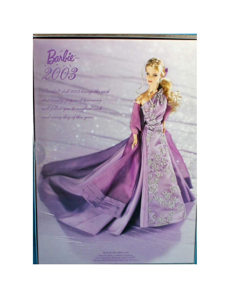 Barbie Edición Coleccionista 2003 Mattel Vestido Lavanda Barbie Edición Coleccionista 2003 Mattel Vestido Lavanda