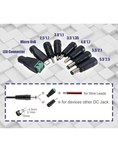 Adaptador de Alimentación DIGISHUO 24V 3A 72W Transformador Adaptador de Alimentación DIGISHUO 24V 3A 72W Transformador