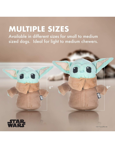 Juguete de Peluche para Perros Star Wars Mandalorian 15 cm Juguete de Peluche para Perros Star Wars Mandalorian 15 cm