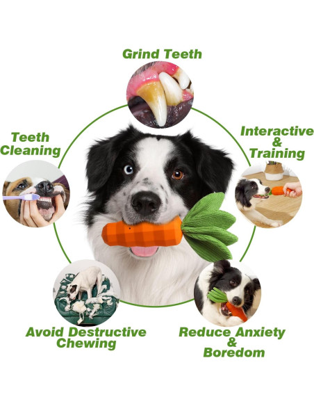 Juguete Squeaky para Perros MewaJump Zanahoria 22,86 cm Juguete Squeaky para Perros MewaJump Zanahoria 22,86 cm