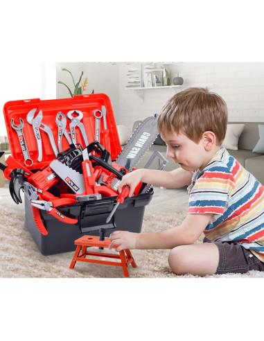 Juego de Herramientas para Niños Winbar 55 Pcs Educativo