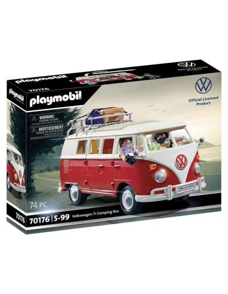 Playmobil Volkswagen T1 Camping Bus 70176 - 10,92x24,89x12,95cm Playmobil Volkswagen T1 Camping Bus 70176 - 10,92x24,89x12,95cm