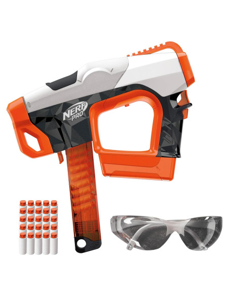 Blaster Nerf Pro Sender Semiautomático 150 FPS 30 Dardos Blaster Nerf Pro Sender Semiautomático 150 FPS 30 Dardos