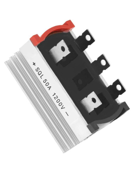 Puentes Rectificadores Zopsc 2Pcs 50A 1200V 3 Fases Aluminio Puentes Rectificadores Zopsc 2Pcs 50A 1200V 3 Fases Aluminio