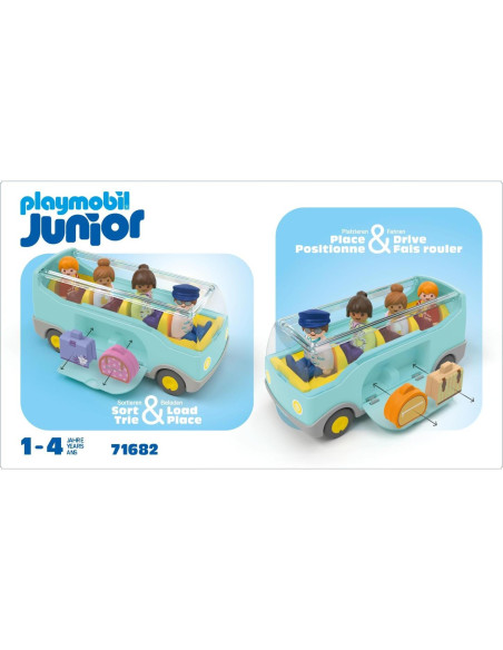 Autobús de Transporte Playmobil Junior 1-4 años Autobús de Transporte Playmobil Junior 1-4 años