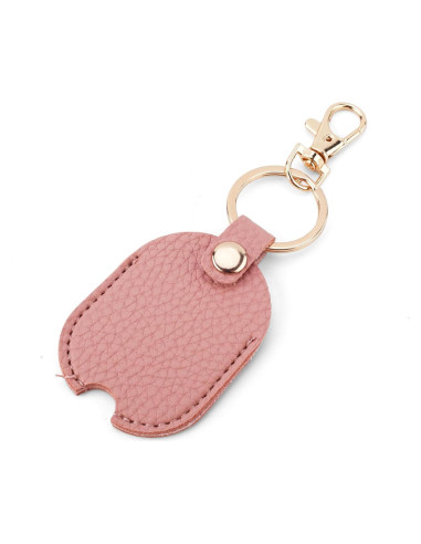 Funda de Llave de Coche de Cuero PU Rosa - Protector Universal
