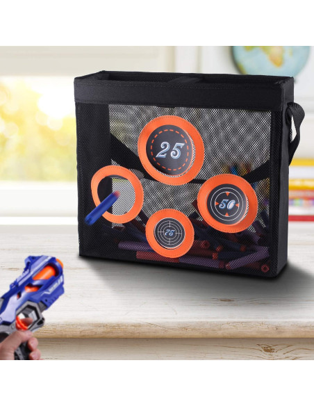 Bolsa de Malla Hely Cancy para Dardos Nerf 34x12x30cm Bolsa de Malla Hely Cancy para Dardos Nerf 34x12x30cm