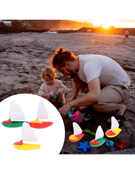Set de Juguetes de Barcos Toyvian para Baño 3 Piezas Set de Juguetes de Barcos Toyvian para Baño 3 Piezas