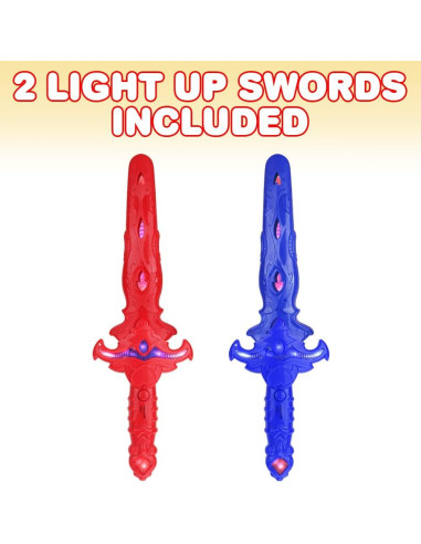 Set de 2 Espadas de Juguete Iluminadas ArtCreativity 33 cm