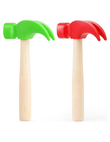 Juguetes de Martillo de Madera Fowecelt 2 Piezas Educativos