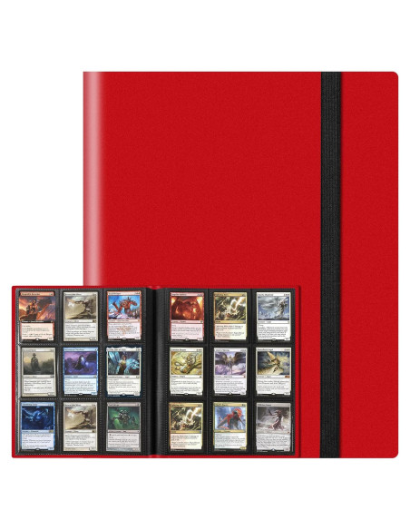 Carpeta de Tarjetas TiopLior 360 Bolsillos Roja Carpeta de Tarjetas TiopLior 360 Bolsillos Roja