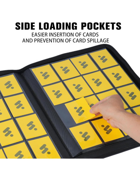 Carpeta de Tarjetas MORABTO 1000+ Pockets Amarillo Carpeta de Tarjetas MORABTO 1000+ Pockets Amarillo
