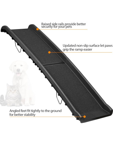 Rampa Plegable para Mascotas ZENY 155.4 cm Antideslizante