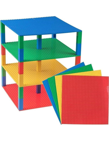 Placas Base Apilables Strictly Briks 25x25 cm 4 Colores