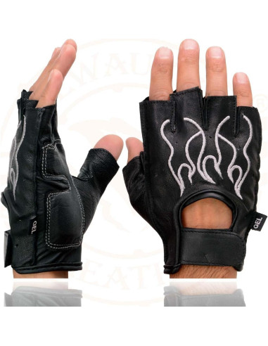 Guantes de motocicleta Milwaukee Leather SH198 con gel - Grande