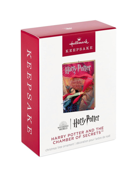 Adorno Navideño Hallmark Harry Potter Cámara Secreta 3D Adorno Navideño Hallmark Harry Potter Cámara Secreta 3D