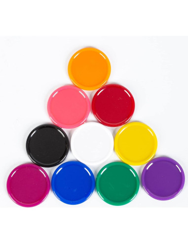 Contadores Plásticos 300pcs Smartdealspro 2,54cm 10 Colores
