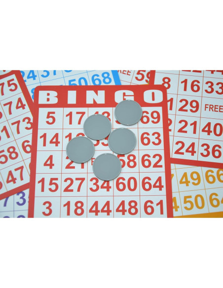 Set de 100 Fichas de Plástico 25mm SmartDealsPro con Caja Set de 100 Fichas de Plástico 25mm SmartDealsPro con Caja