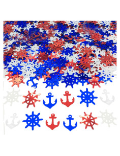Confeti Nautico JNSAXMI Decoración Mesa Fiesta 1500 Piezas