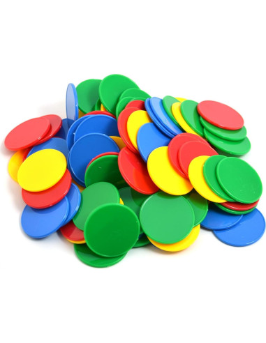 Contadores Plásticos Smartdealspro 100pcs 32mm con Caja