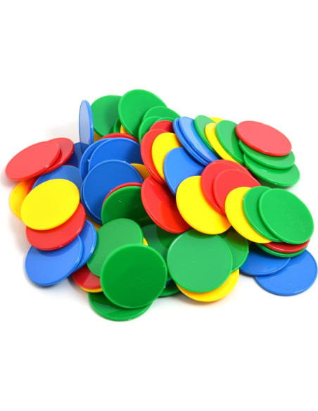 Contadores Plásticos Smartdealspro 100pcs 32mm con Caja Contadores Plásticos Smartdealspro 100pcs 32mm con Caja