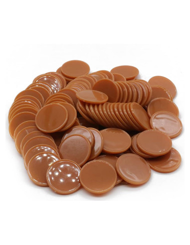 Juego de 100 Fichas de Plástico para Aprendizaje 25 mm