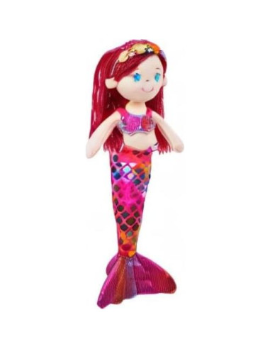 Muñeca Sirena Aurelia Jardín de Junio 41.9 cm Suave