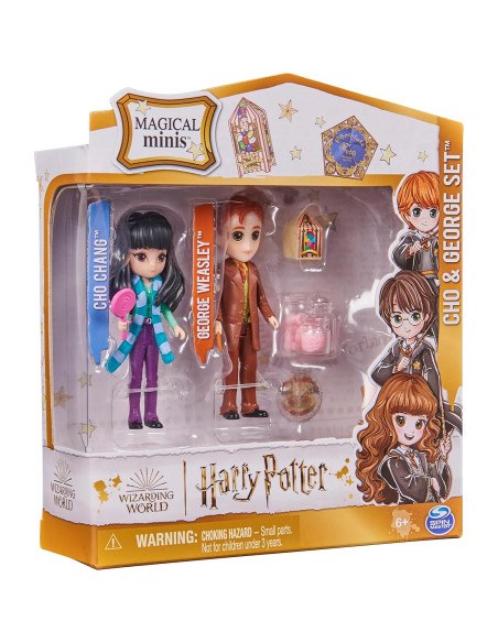 Set de Figuras Harry Potter Cho Chang y George Weasley Set de Figuras Harry Potter Cho Chang y George Weasley