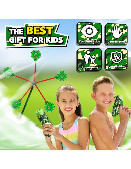 Juguete de Tiro HLDYA con Objetivo Giratorio y 20 Dardos Juguete de Tiro HLDYA con Objetivo Giratorio y 20 Dardos