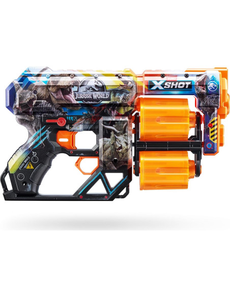 XShot Skins Dread Blaster ZURU Jurassic World 12 Dardos XShot Skins Dread Blaster ZURU Jurassic World 12 Dardos